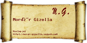 Morár Gizella névjegykártya